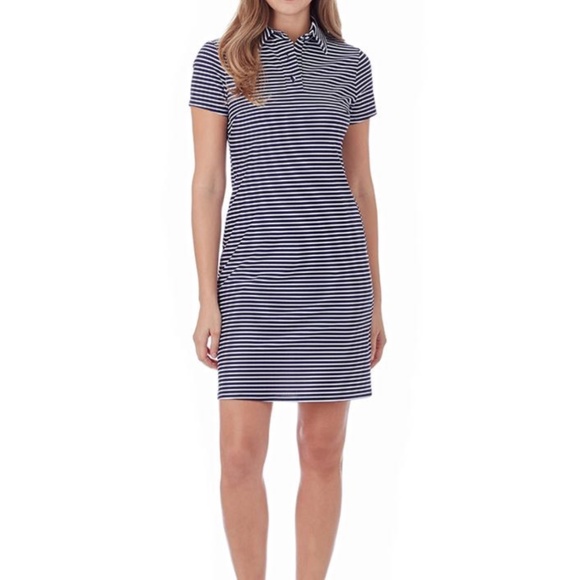 Jude Connally Dresses & Skirts - Jude Connally Emily Dress Navy White Medium